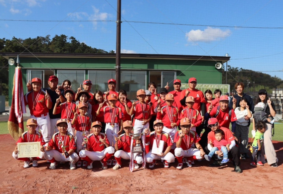 若鷹旗争奪少年野球大会、2年振り優勝(^_-)-☆(2024.10/13))